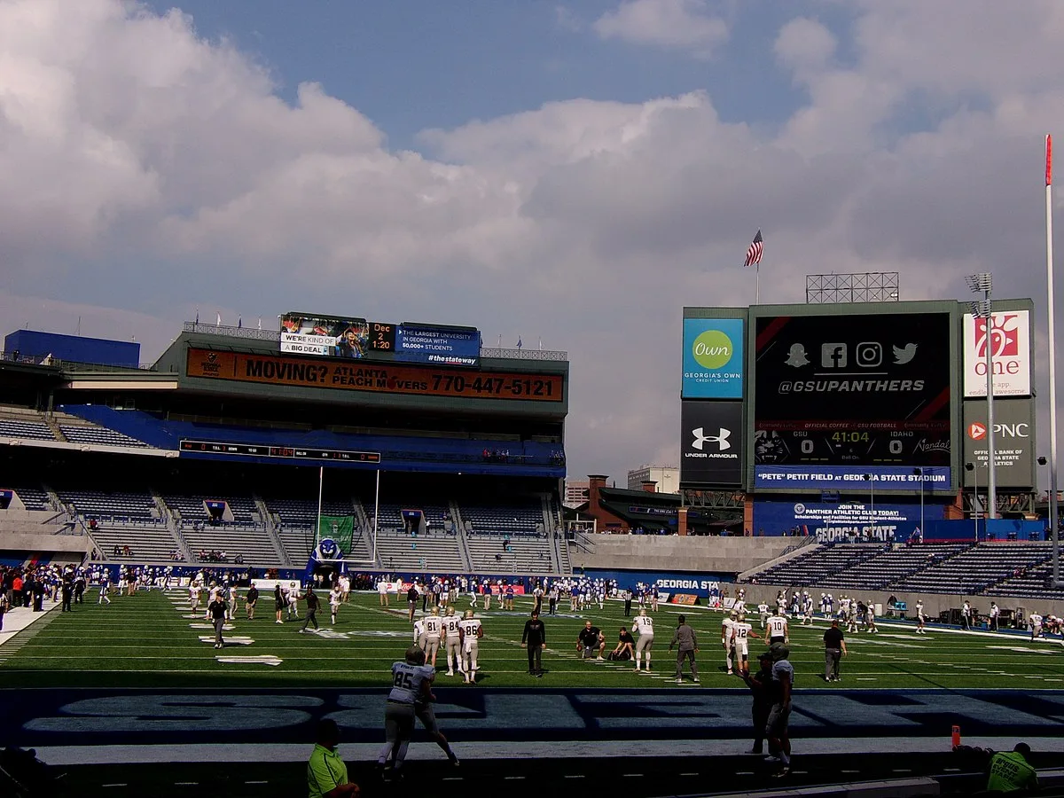 Georgia State Stadium, formerly Turner Field, in Summerhill