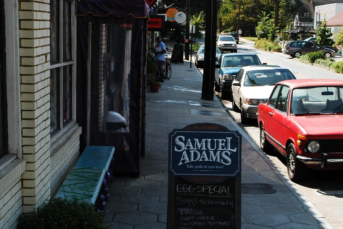 Candler Park neighborhood green space in Atlanta