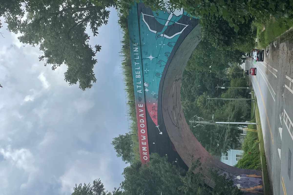 Atlanta BeltLine bridge crossing Ormewood Avenue in Ormewood Park neighborhood
