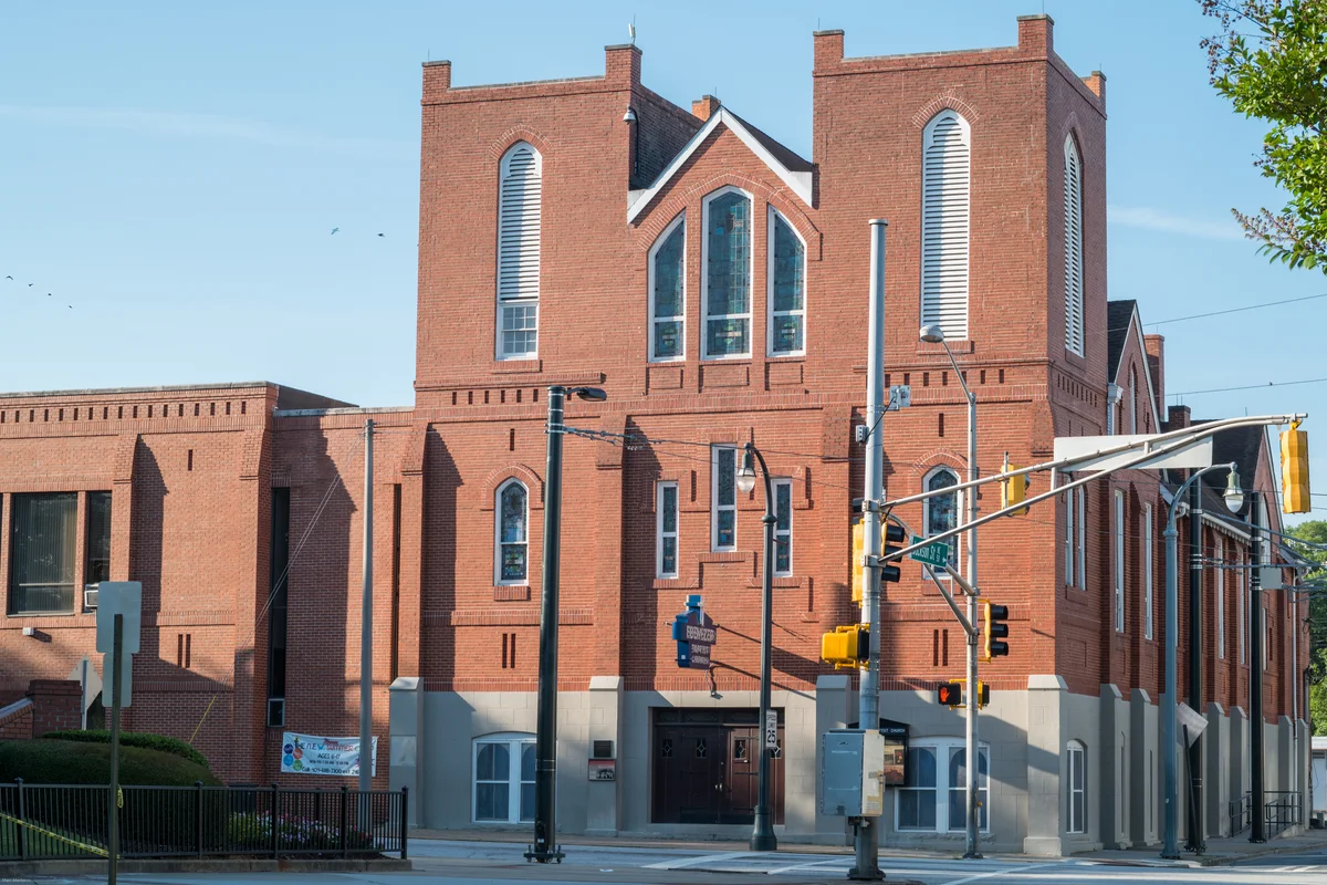 Historic Ebenezer Baptist Church in Sweet Auburn, Atlanta