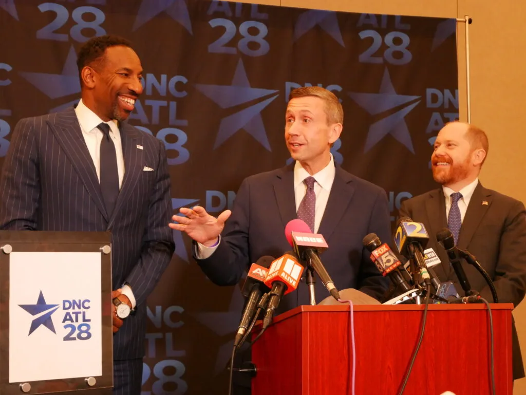 DNC Chairman Ken Martin at Hotel Phoenix in Centennial Yards