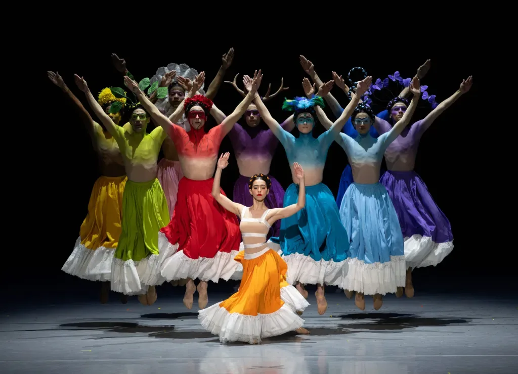 A dancer performs in Atlanta Ballet's production of Frida