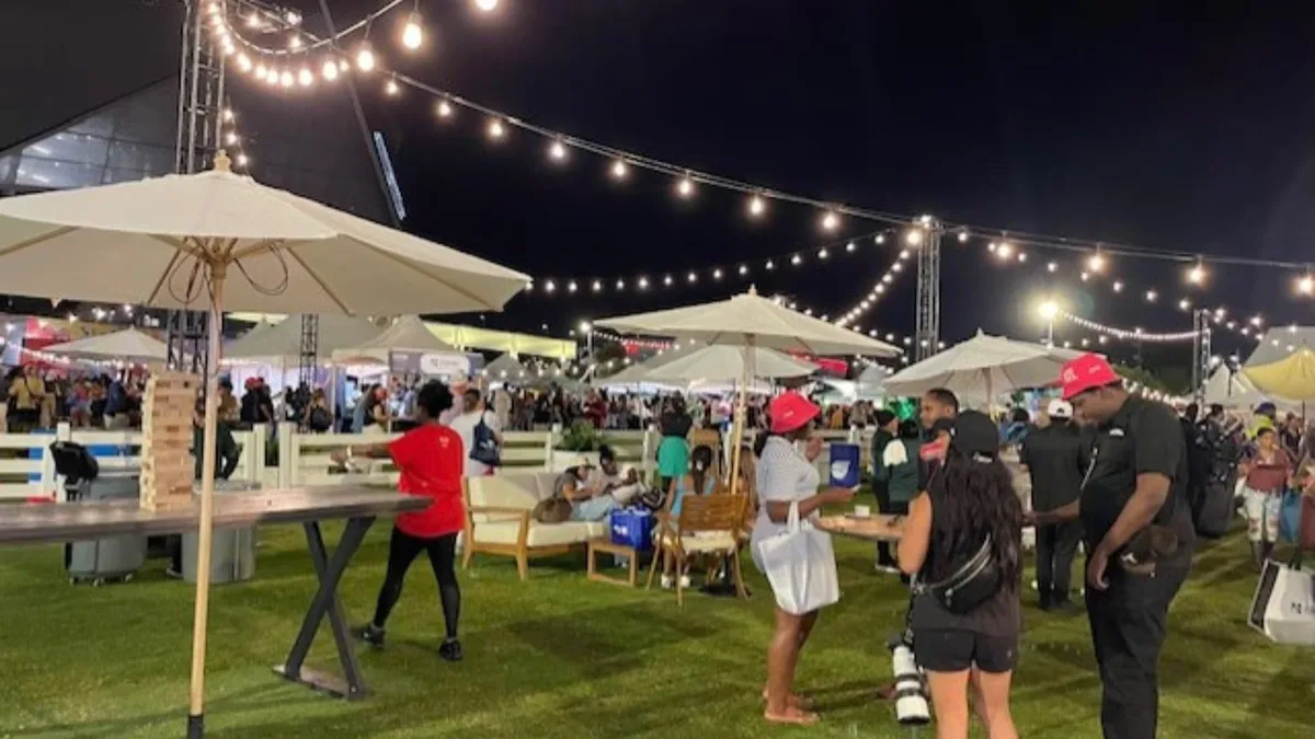 Atlanta Food & Wine Festival tasting tent area