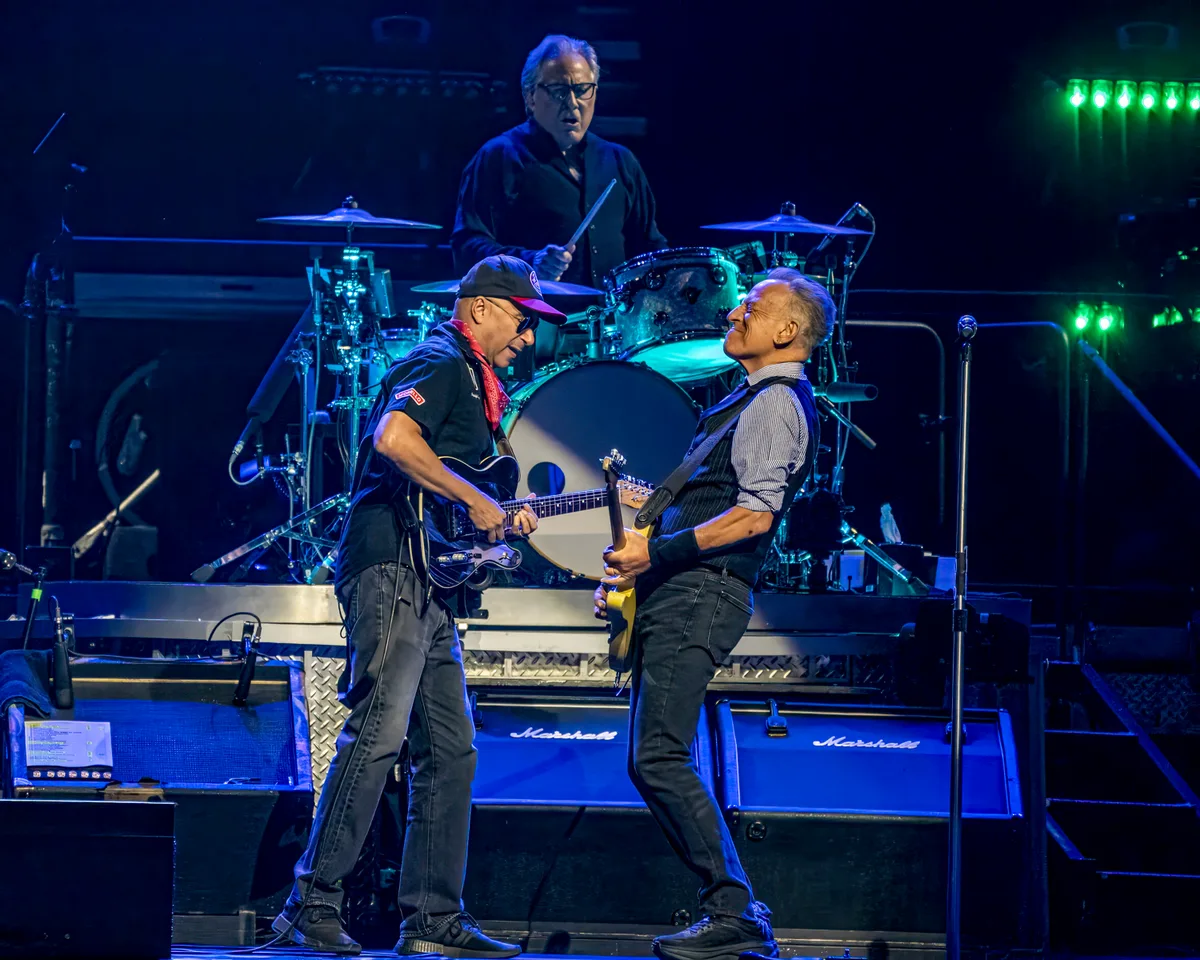 Bruce Springsteen on stage at State Farm Arena in Atlanta