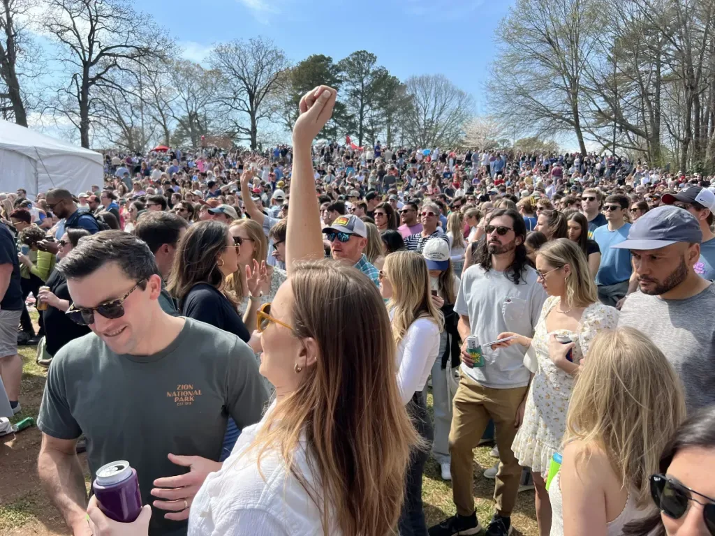 Crowd at Brookhaven Cherry Blossom Festival
