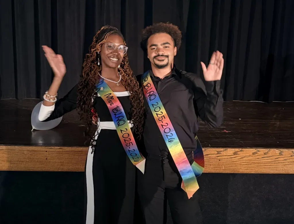 Clark Atlanta students at the BLAQ Noir After Dark Masquerade Prom