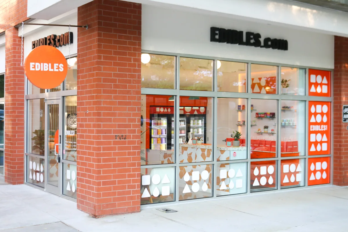 Edibles.com storefront in Inman Park