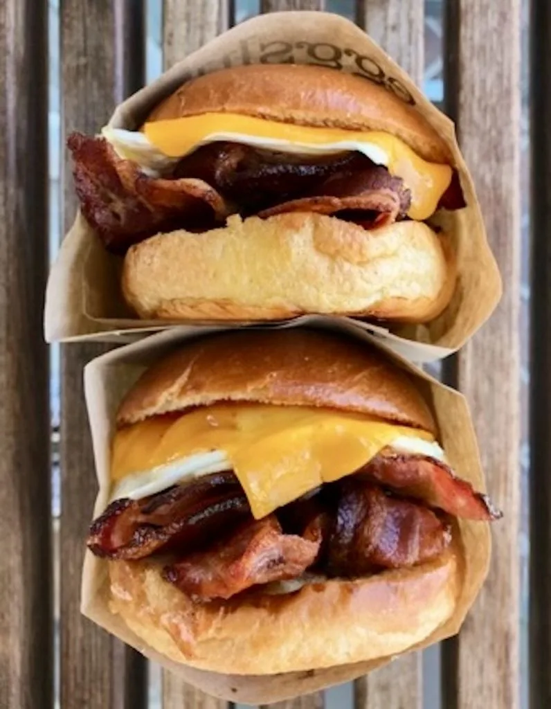 Bacon, egg, and cheese sandwich from Eggslut