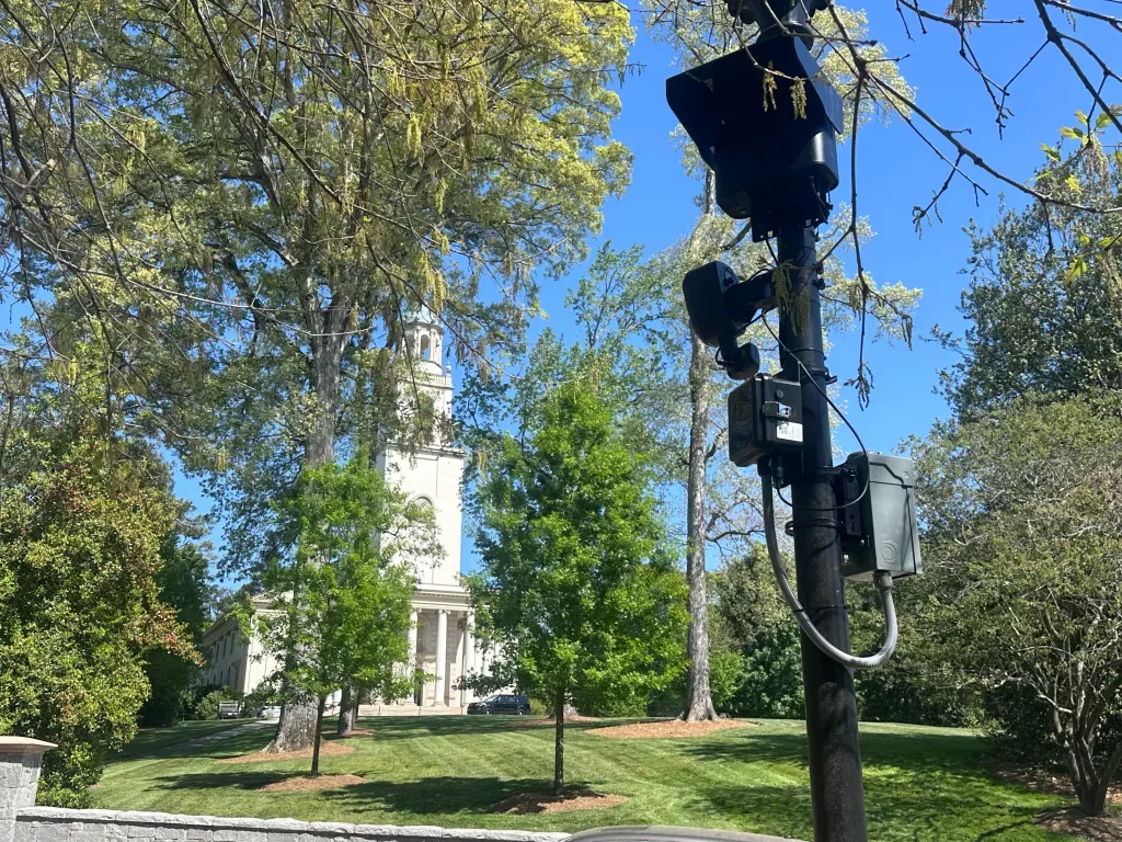 DeFlock Emory Coalition members delivering petition