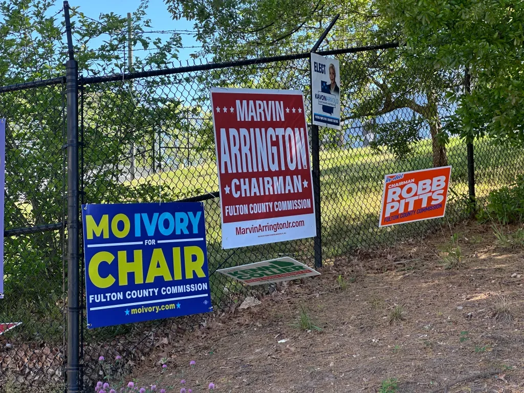 Fulton County Commission meeting ahead of the May 2026 primary election