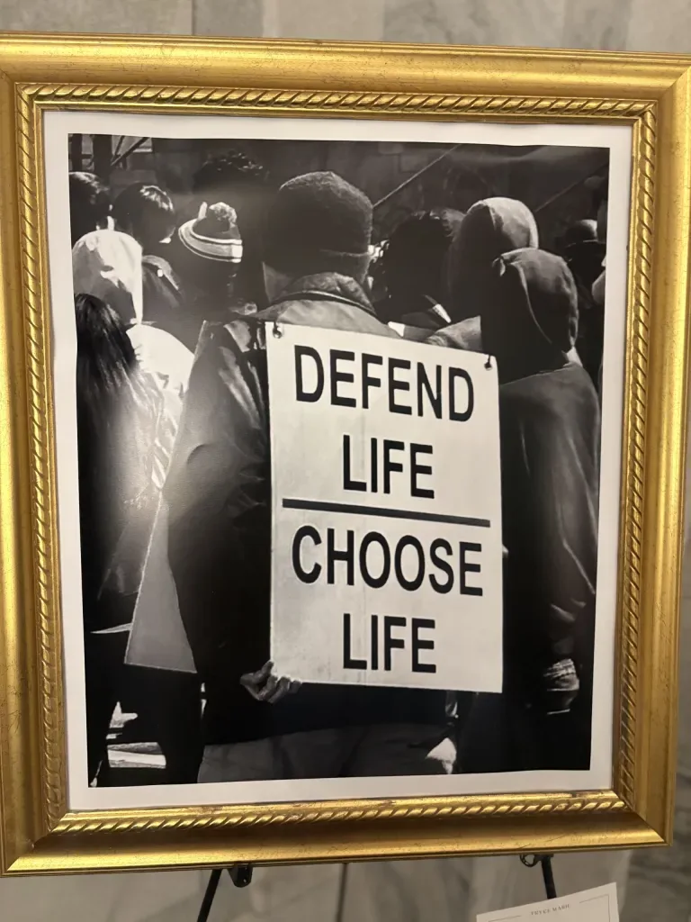 Artwork by Latryce Marie Golliday displayed at her Redemption exhibition