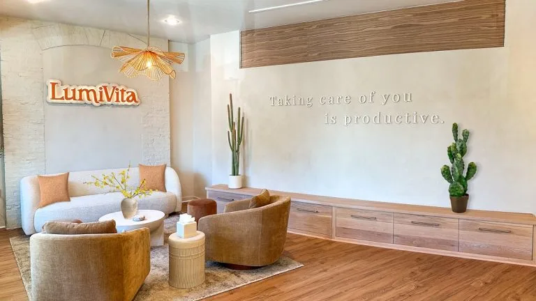 LumiVita wellness spa lobby