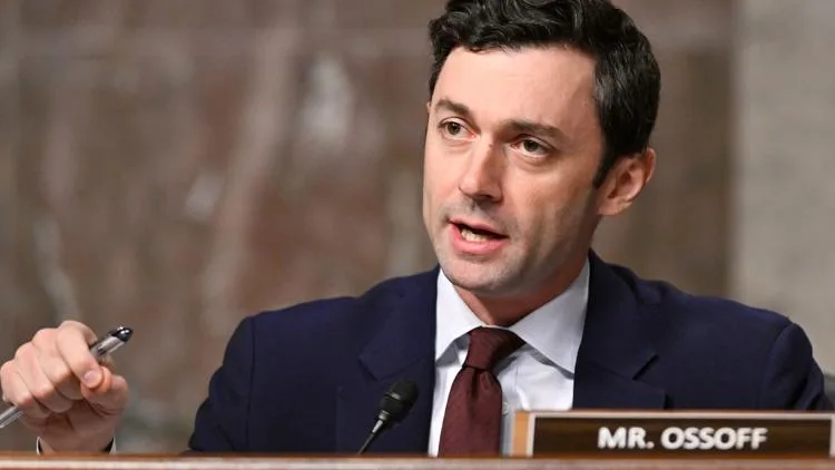 Senator Jon Ossoff at press conference