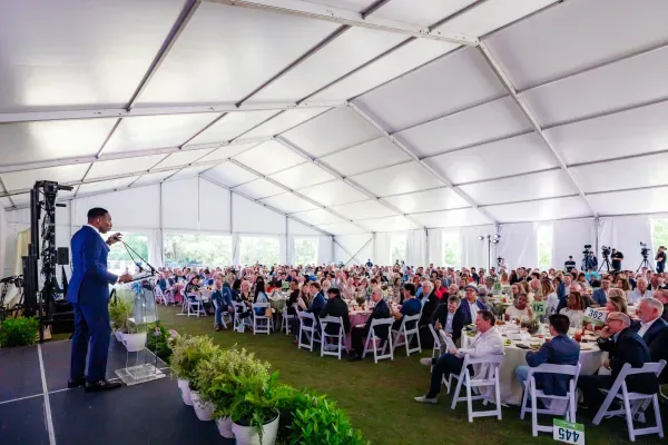 Piedmont Park Conservancy Landmark Luncheon attendees in Midtown