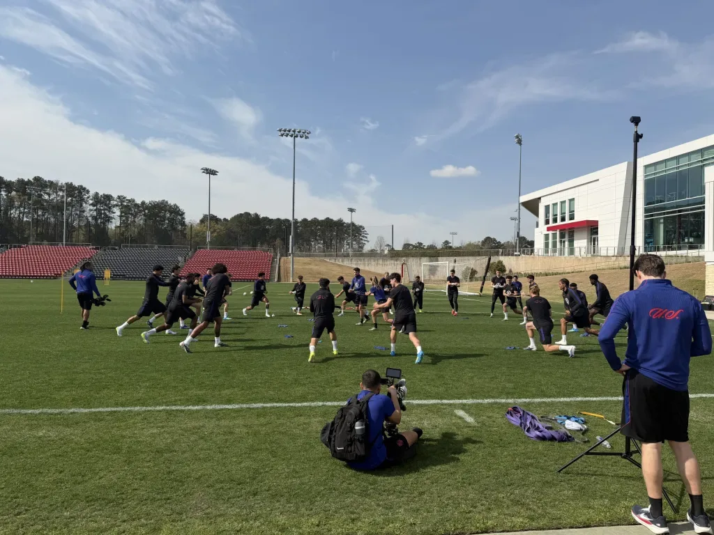 US Men's National Team training at Atlanta United facility