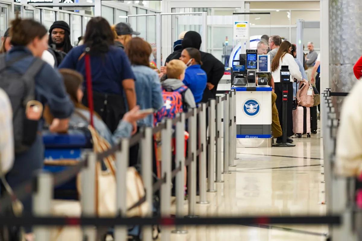 TSA workers at Hartsfield-Jackson Atlanta International Airport