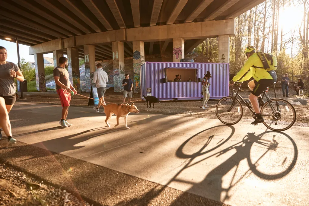 A BeltLine trail scene in Atlanta where new down payment assistance applies
