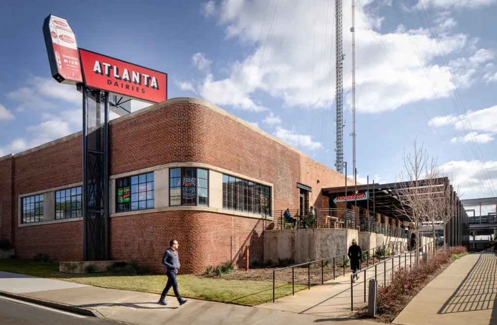 The historic Atlanta Dairies complex in Reynoldstown along the Beltline
